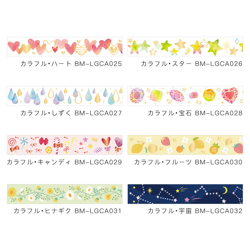 BGM Washi Tape: Colorful Drops