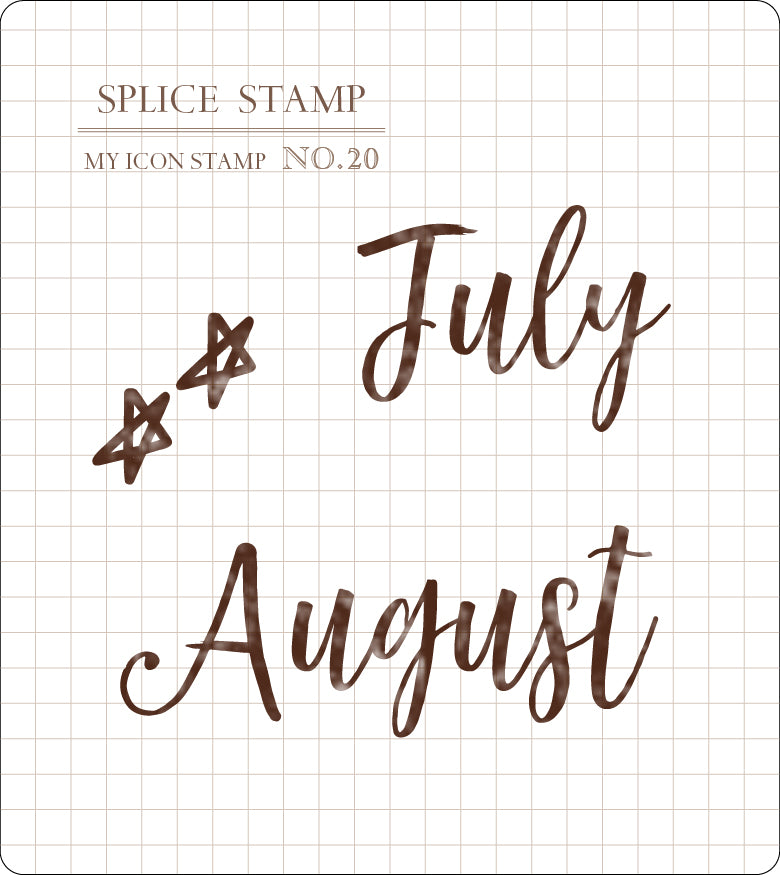 MU Lifestyle Splice Stamp: Month Set