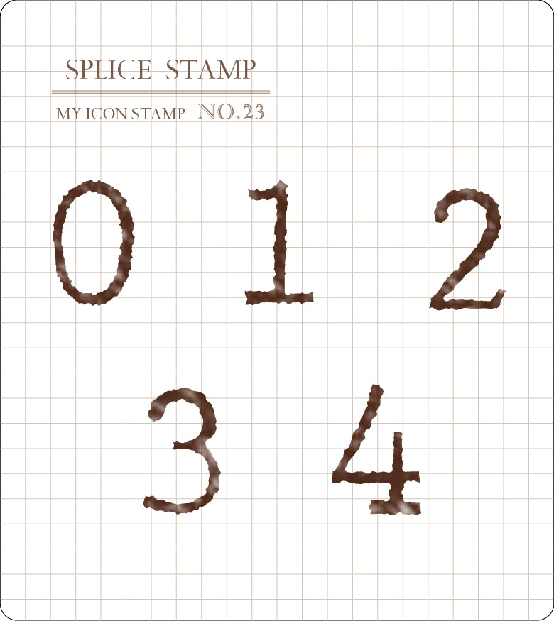 MU Lifestyle Splice Stamp: Numbers (Print)