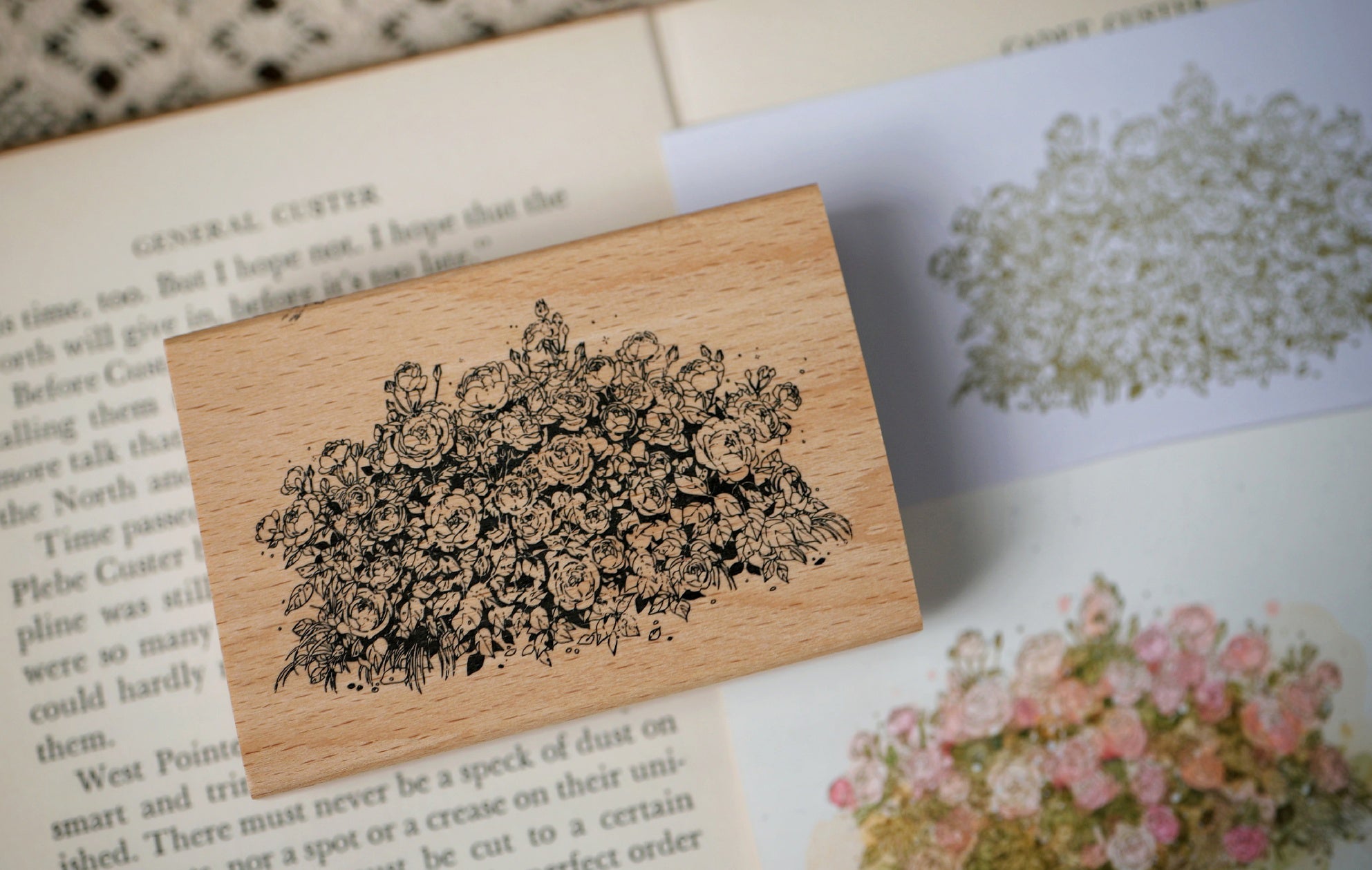 Benchu Studio: Flower Bush Stamps Set