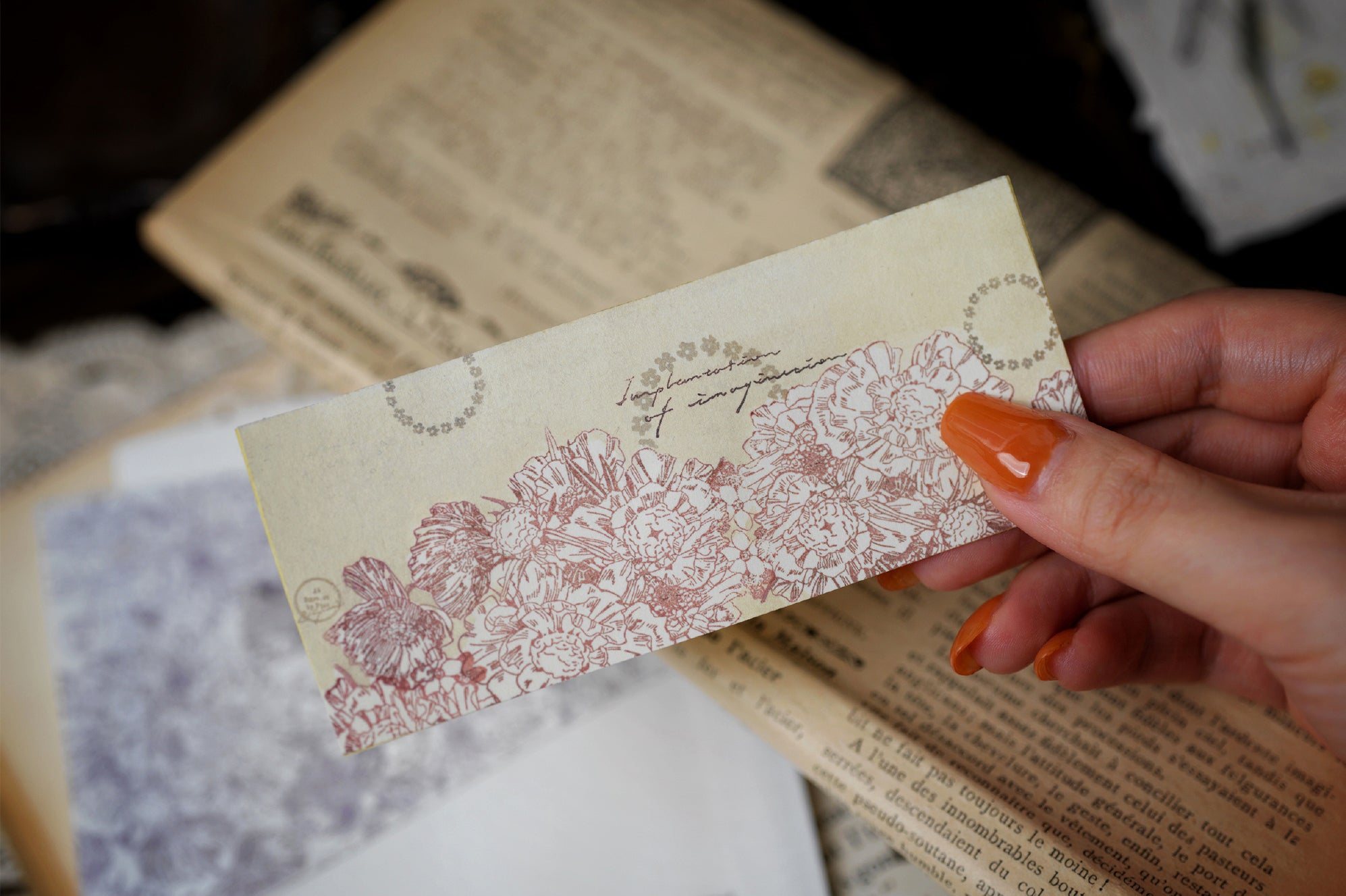 Benchu Studio: Flower Illustration Stamps Set