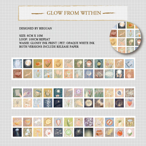 Bieguan Masking Tape: Glow from Within