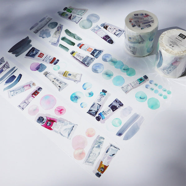 Bieguan Washi Tape: Watercolor Planet