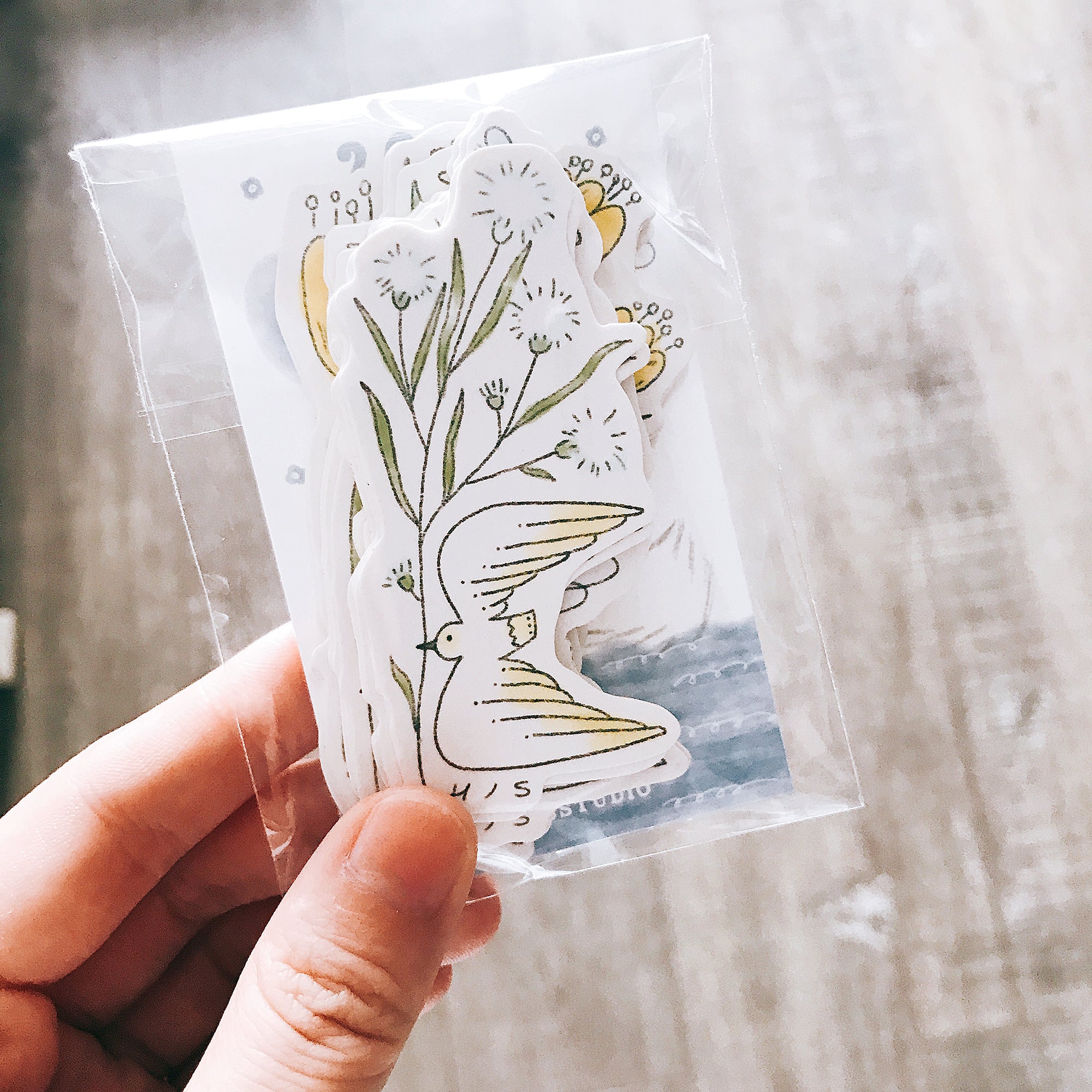 Flower Messenger Mini Memo Cards