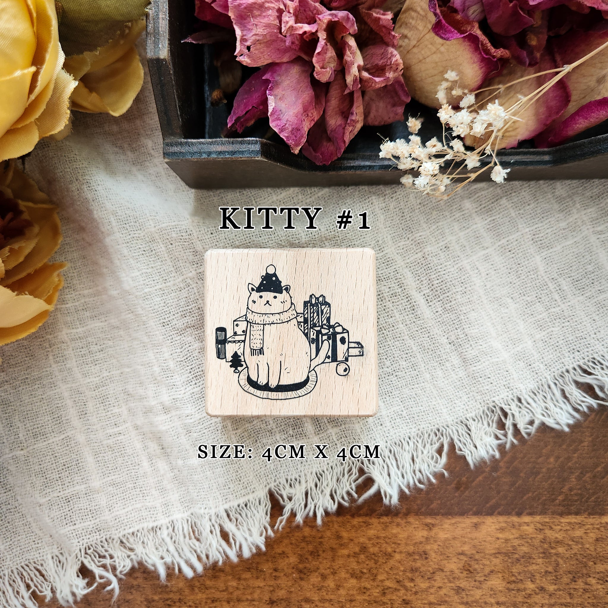 Kitty Wood Mounted Stamps