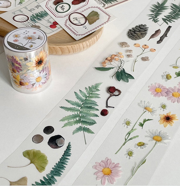 Botanical Collection Clear Masking Tape