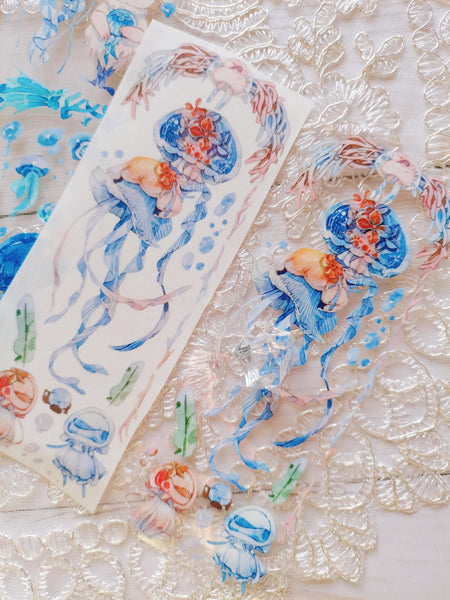 Bunny and Jelly's Ocean Adventures Masking Tape