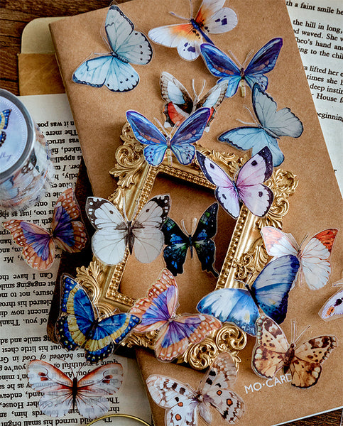 Crystal Butterflies Clear Tape