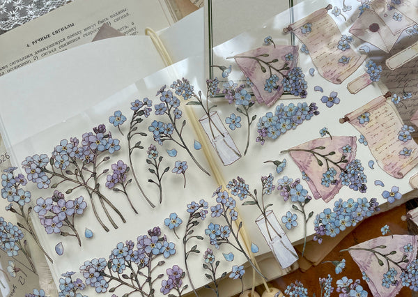 Castle of Clouds Clear Tape: Forget Me Not