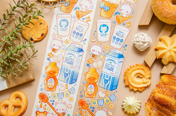 Cat Knows All Masking Tape: Polar Bear Dairy