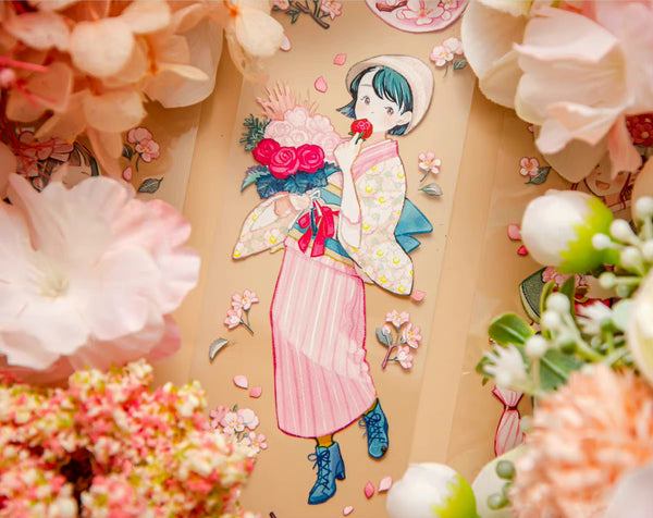 Cat Knows All Masking Tape: Takase River Cherry Blossom