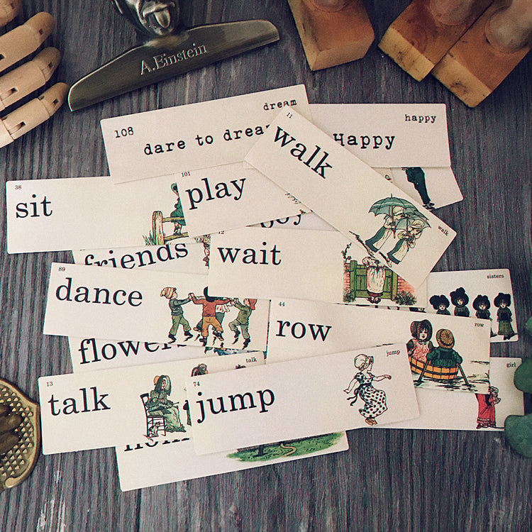 Vintage Children's Storybook Stickers Pack