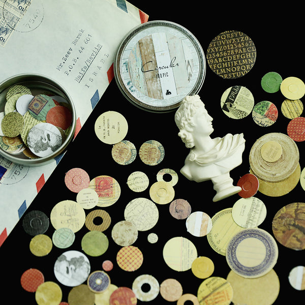 Cheeserabbit Studio: Circular Washi Stickers (Box Set)