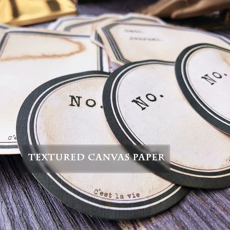 Coffee Stained Paper Labels