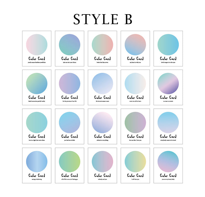 Coller Card 40PCS Specialty Paper Color Cards – Papergame
