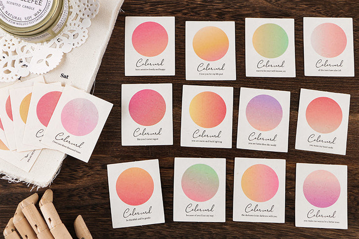 Coller Card 40PCS Specialty Paper Color Cards – Papergame