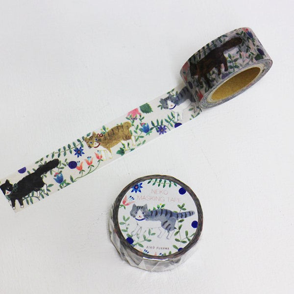Aiko Fukawa x Cozyca Washi Tape: Cat
