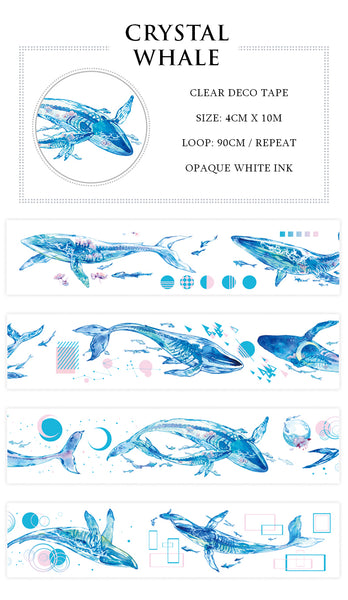 Crystal Whale PET Tape Sample