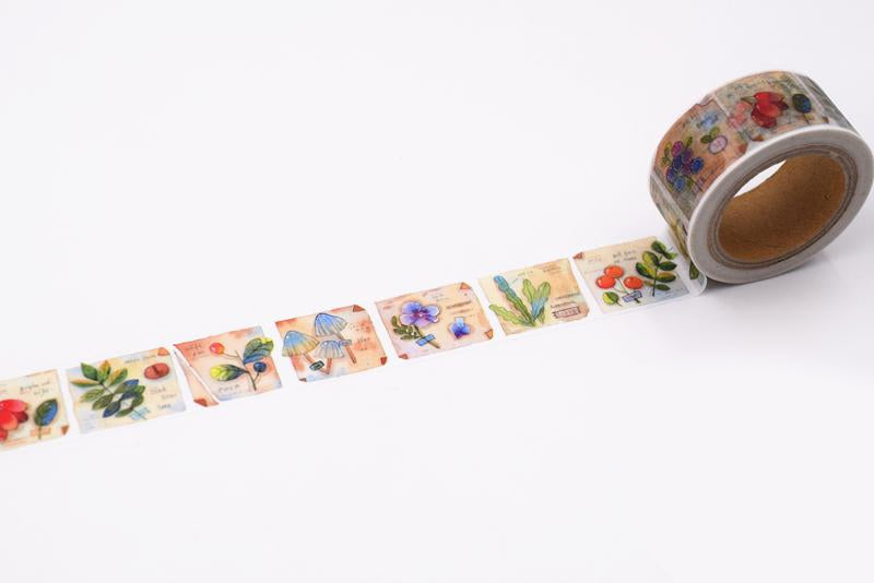 Crystals and Plants Washi Tape