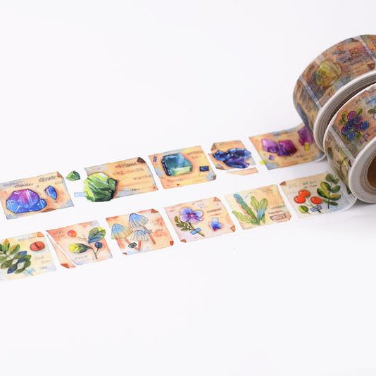 Crystals and Plants Washi Tape