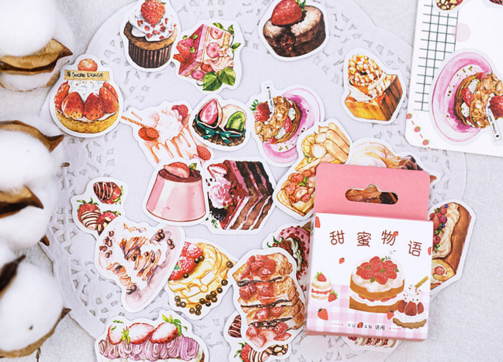 Desserts Box Sticker Set
