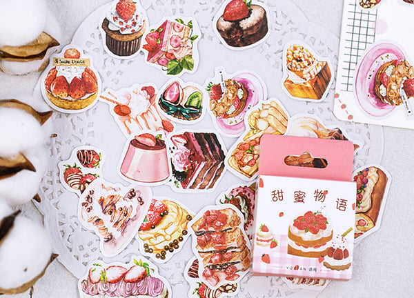 Desserts Box Sticker Set