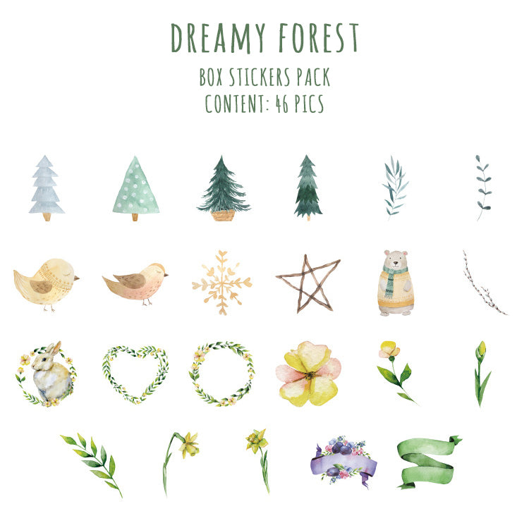 Dreamy Forest Box Sticker Set