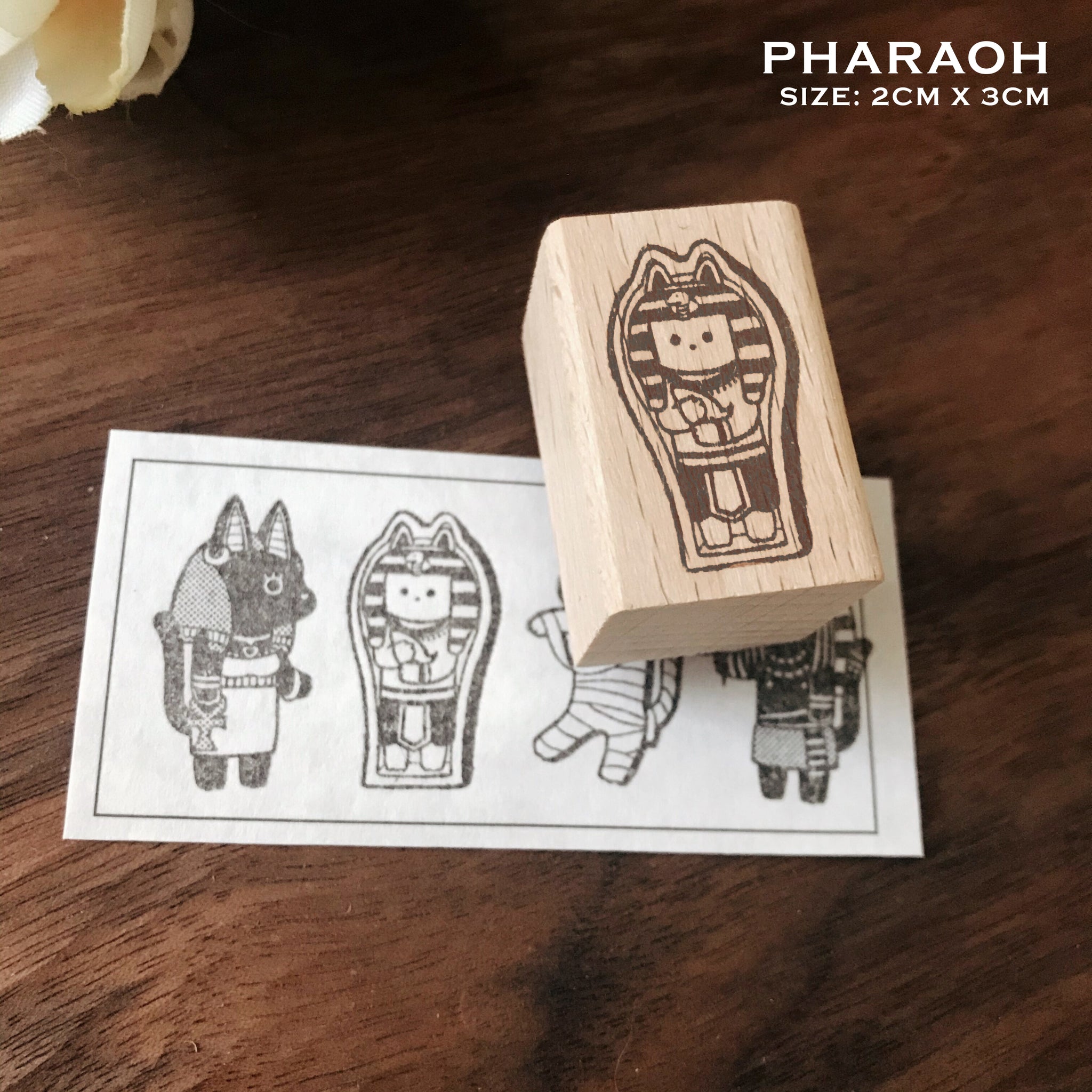 Egyptian Cats Wooden Stamps