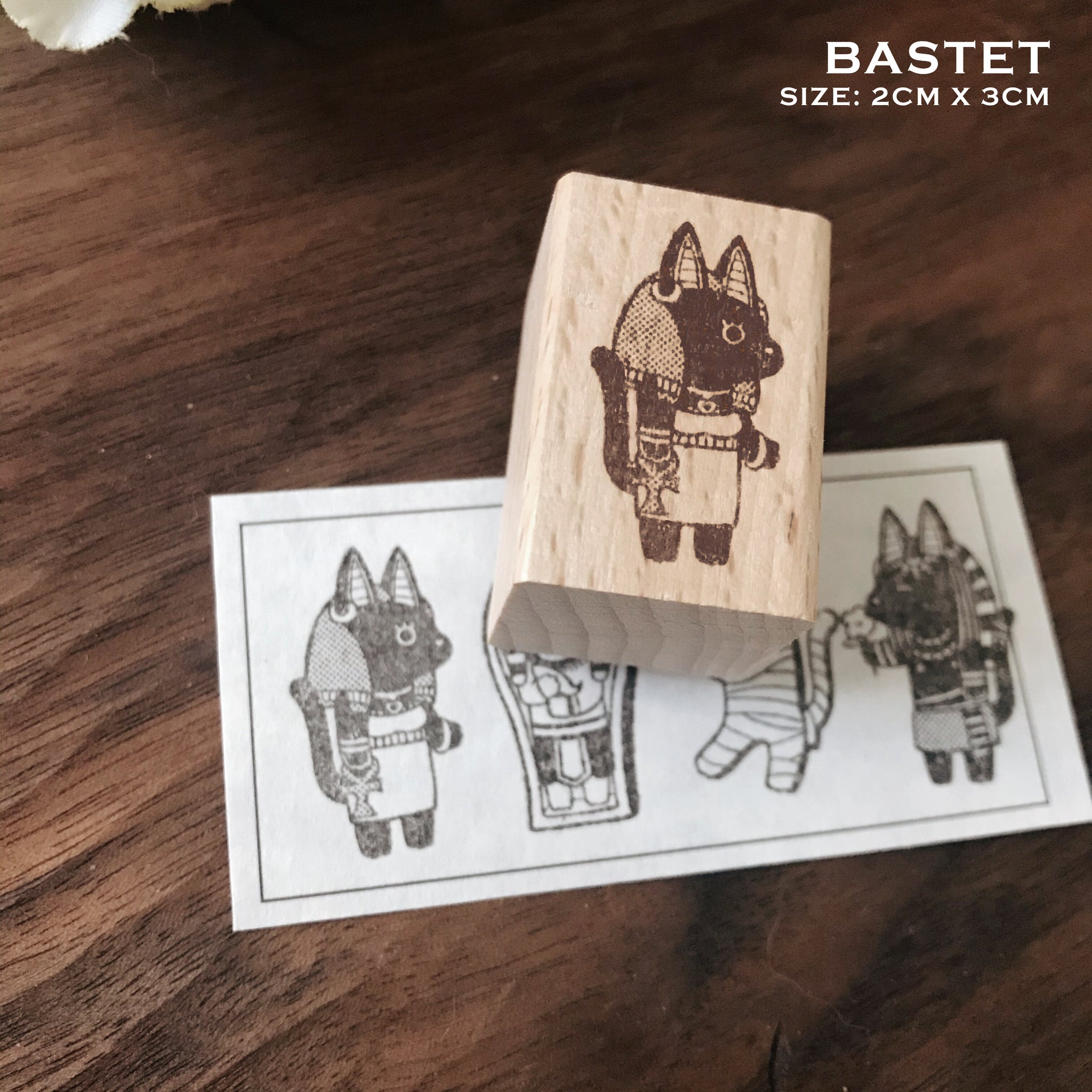 Egyptian Cats Wooden Stamps