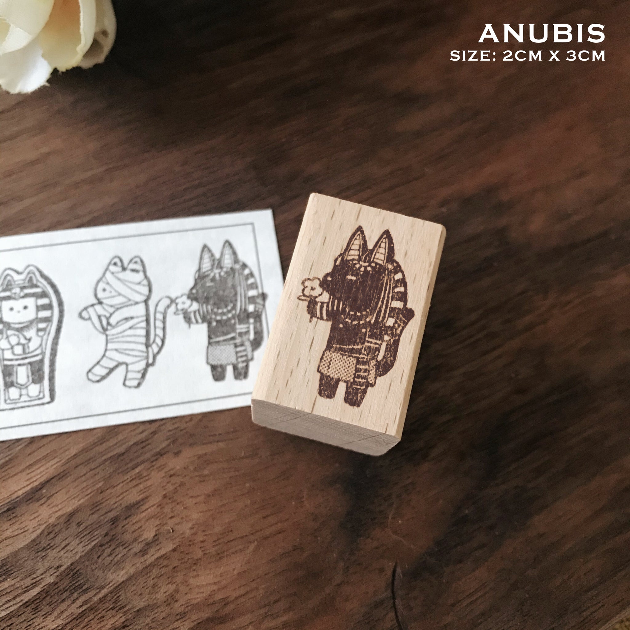 Egyptian Cats Wooden Stamps