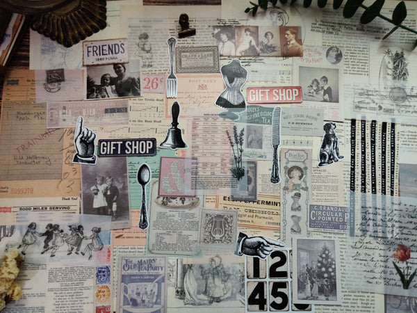 Junk Journal Ephemera Kit - Collection 9