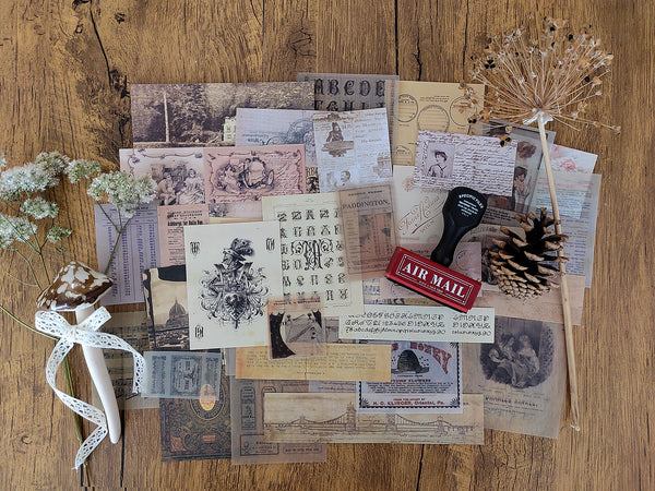 Junk Journal Ephemera Kit - Collection 6