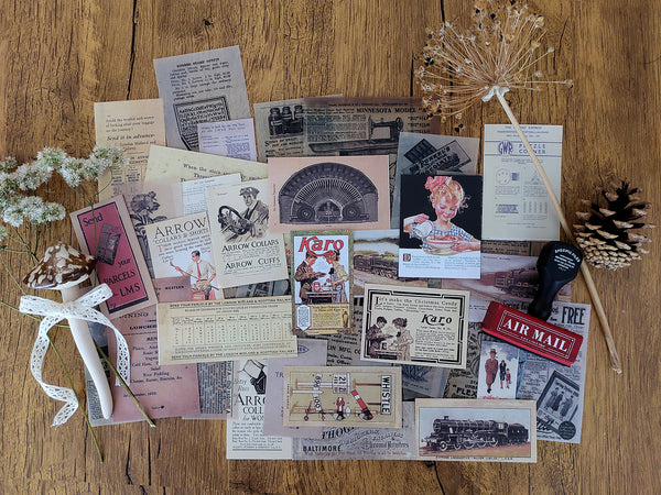 Junk Journal Ephemera Kit - Collection 7