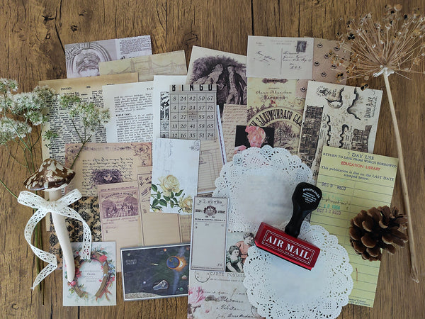 Junk Journal Ephemera Kit - Collection 8