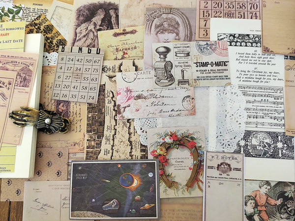 Junk Journal Ephemera Kit - Collection 8