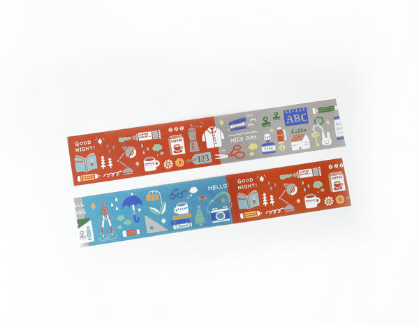 Eric x Papier Platz Washi Tape: Daily Essentials