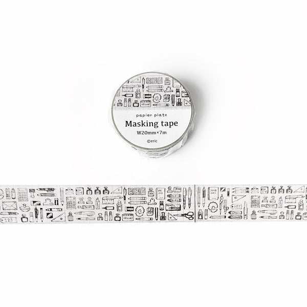 Eric Small Things x Papier Platz Washi Tape: Stationery Etchings