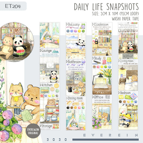EverEin Washi Tape: Daily Life Snapshots