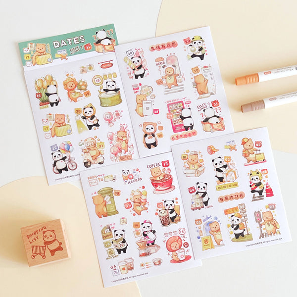 EverEin Sticker Sheet: Dates and Cycles