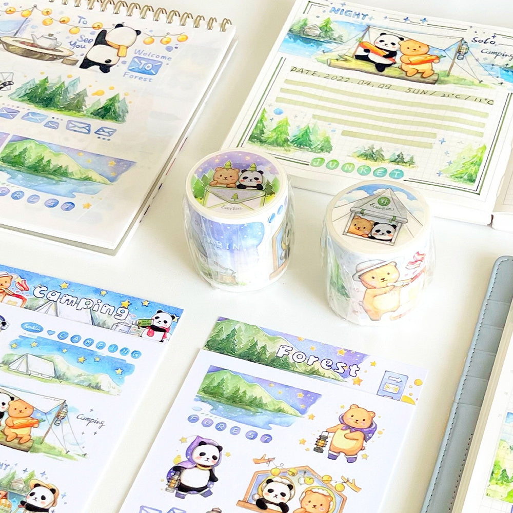 EverEin Washi Tape: Let's Go Camping