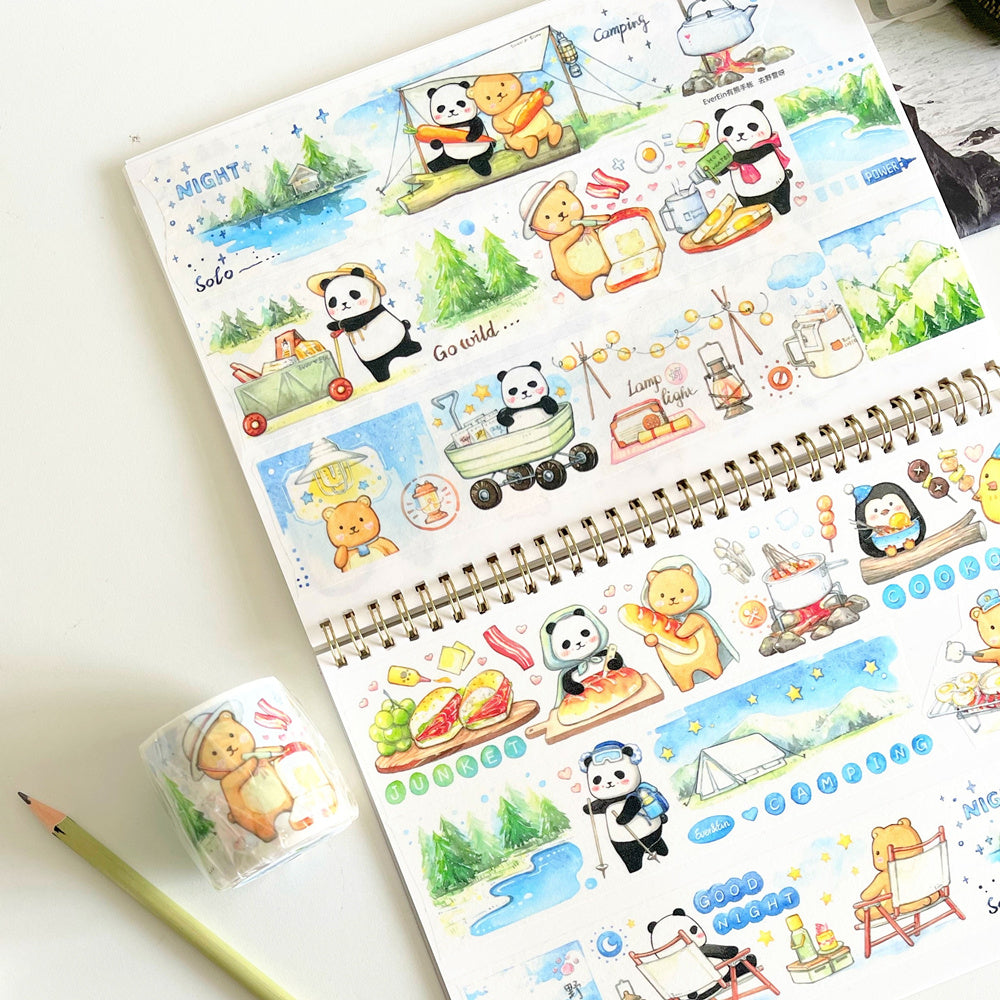 EverEin Washi Tape: Let's Go Camping