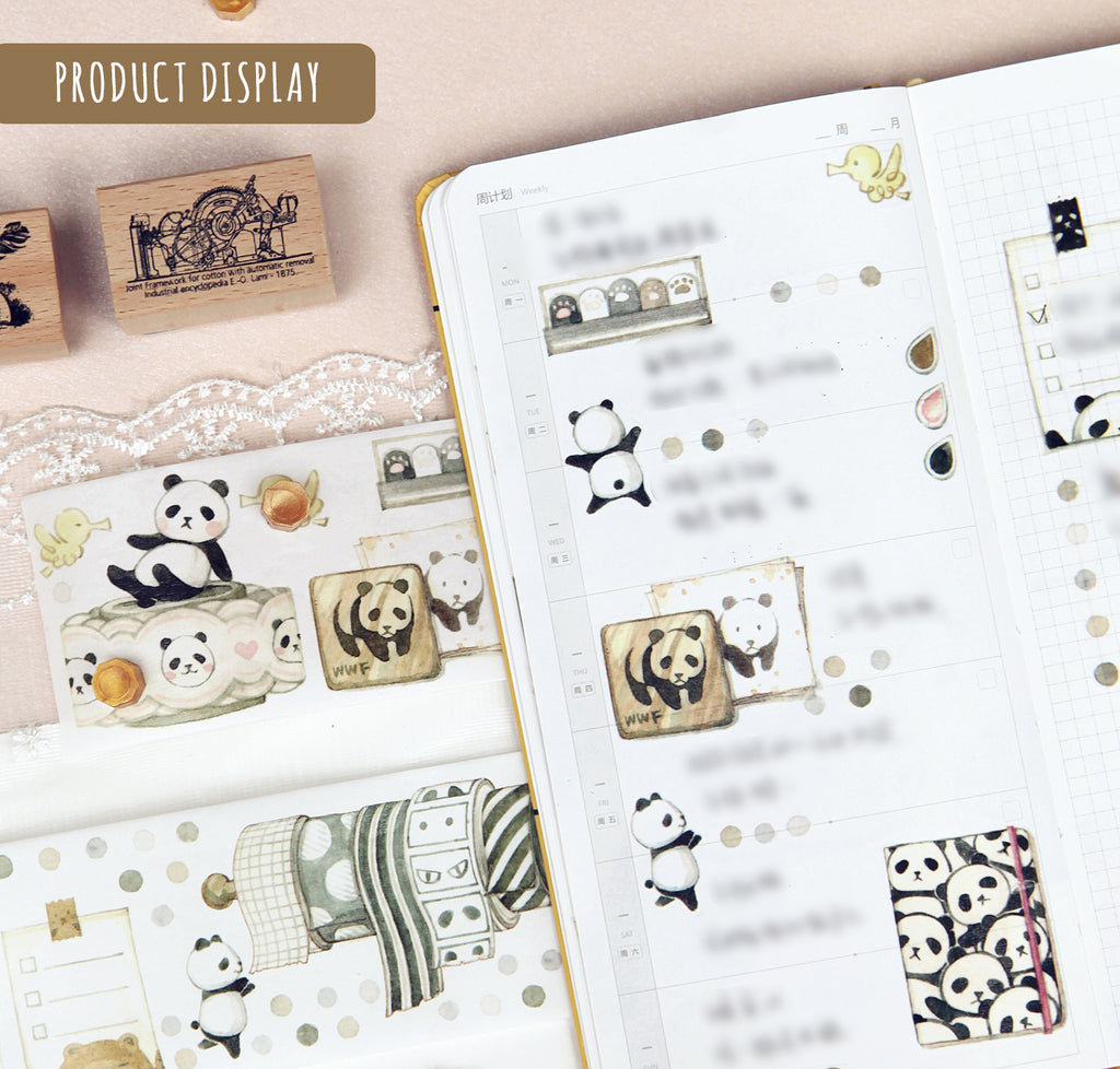 EverEin Washi Tape: Panda Stationery