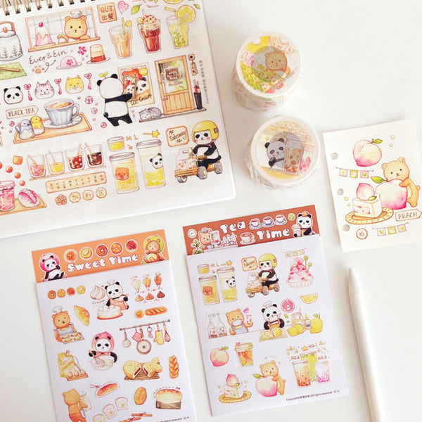 EverEin Sticker Sheet: Tea Time and Sweet Time