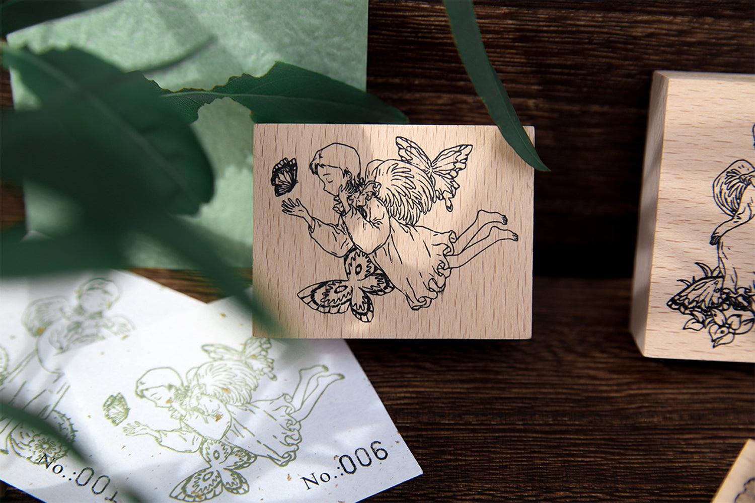 Fairy Garden Wooden Stamp