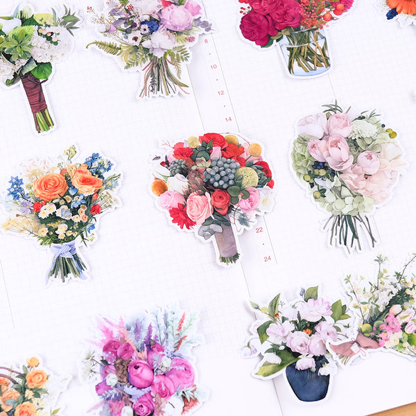 Flower Bouquet Stickers Pack