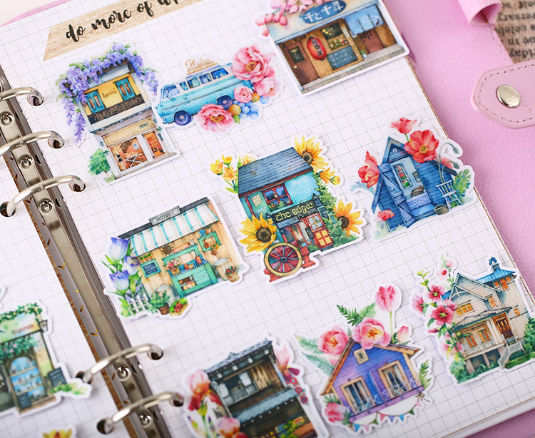 Flower House Stickers Pack