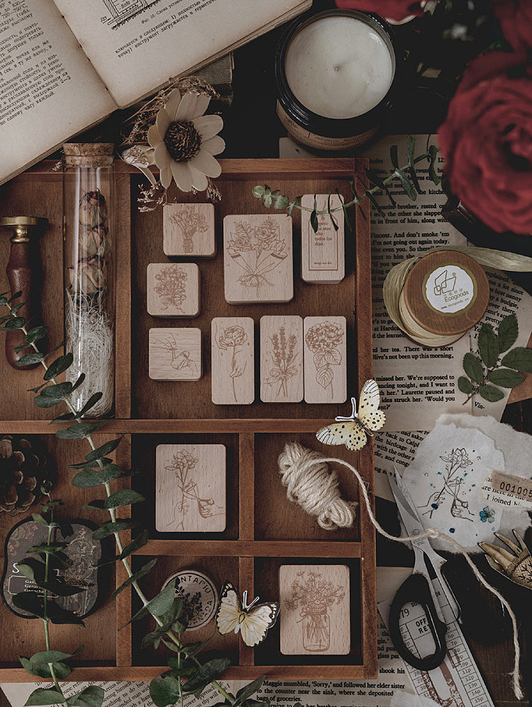 Flower Shop Series Rubber Stamps