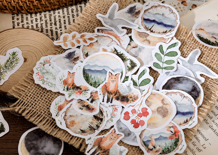 Forest Whispers Box Sticker Set