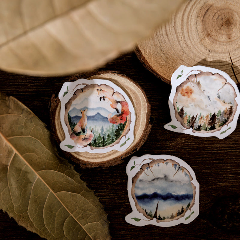 Forest Whispers Box Sticker Set