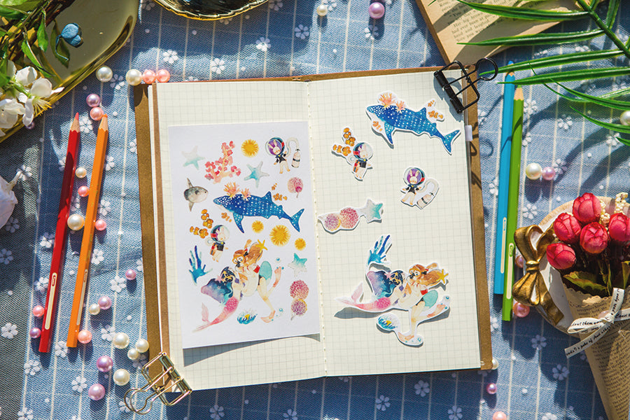 Lemontree Product: Four Corners of the World Stickers Sheet